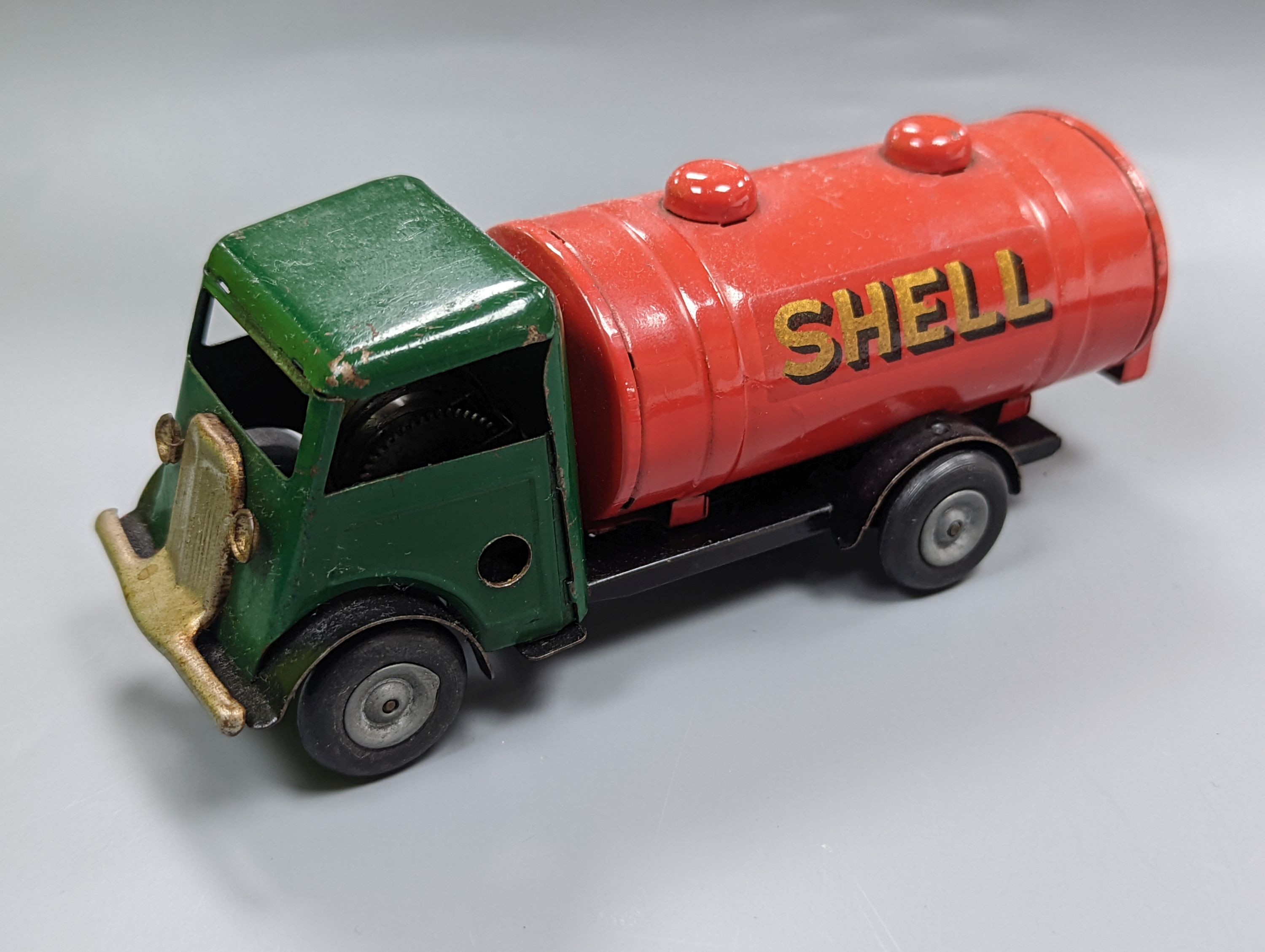 Four Tri-Ang Minic commercial vehicles, each 14cm